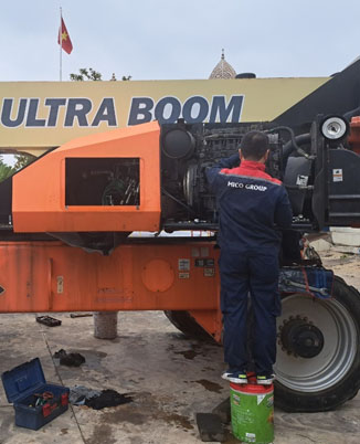 Bảo dưỡng Xe nâng người Ultra boom lift JLG 1350SJP 43m